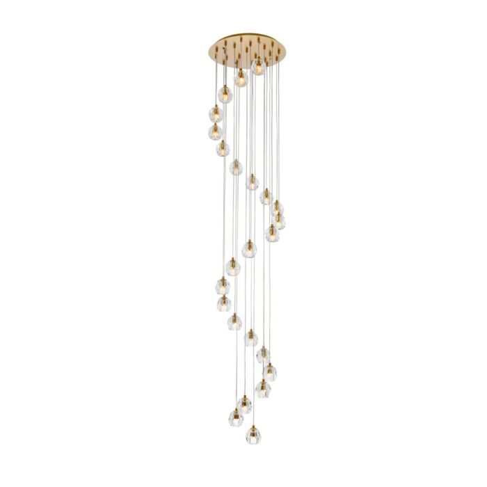 Eren 24-Light LED Pendant in Gold