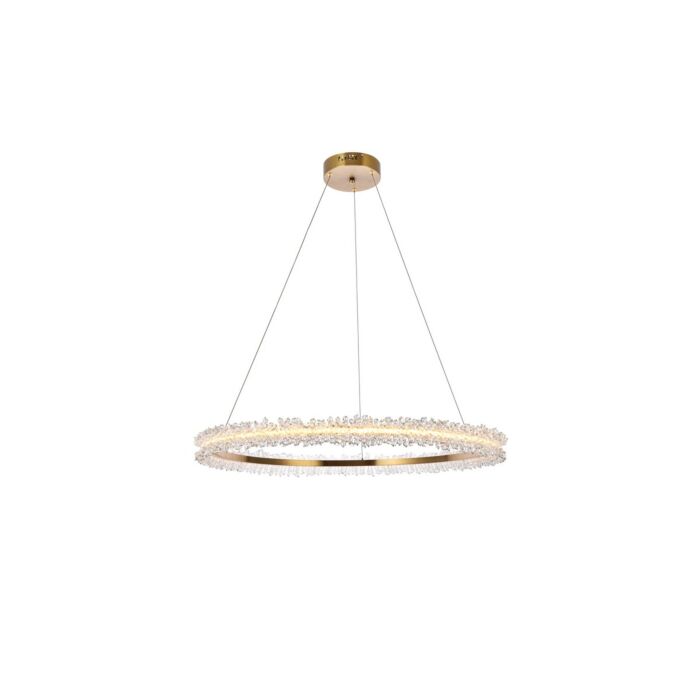 Laurel LED Pendant in Gold