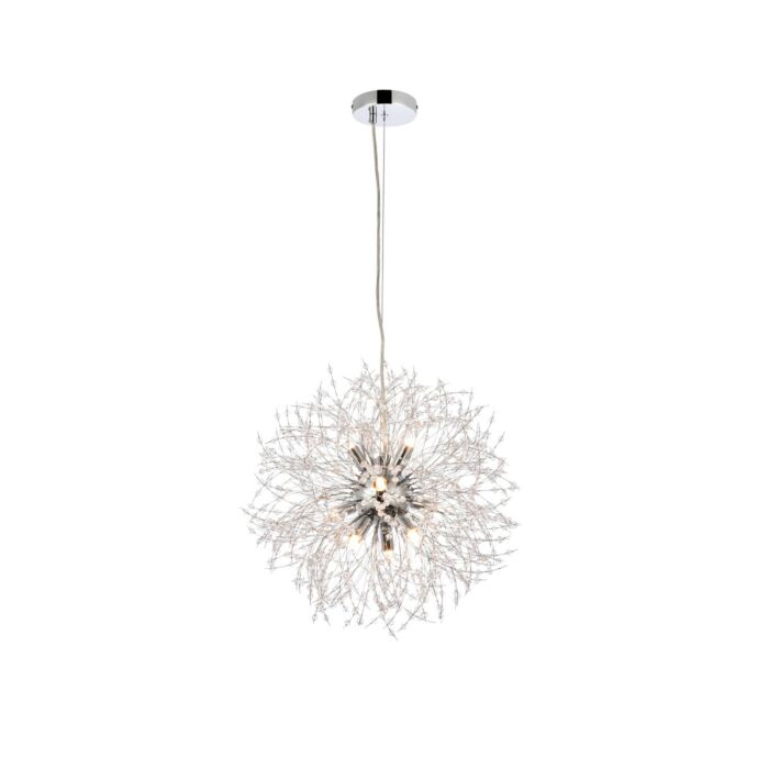 Solace 9-Light Pendant in Chrome
