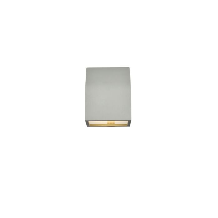 Raine LED Outdoor Wall Lamp in Silver