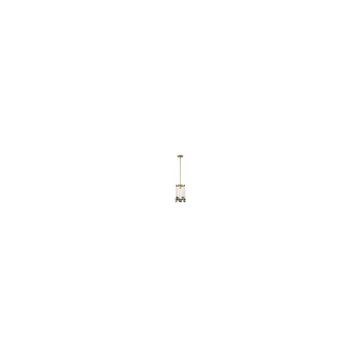 Villa Rose 1-Light Mini Pendant in Brushed Gold