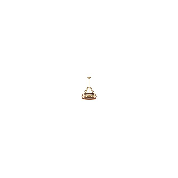 Atwood 4-Light Pendant in Brushed Brass