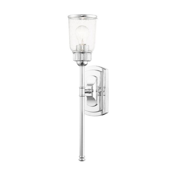 Lawrenceville 1-Light Wall Sconce in Polished Chrome
