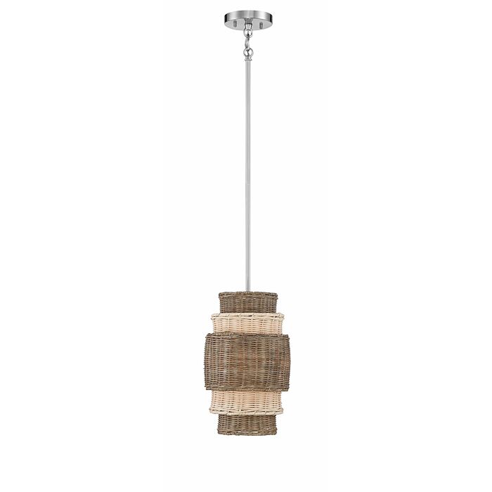 Minka Lavery Montauck Bay Pendant Light in Brushed Nickel