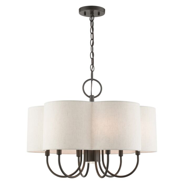 Solstice 7-Light Chandelier in English Bronze