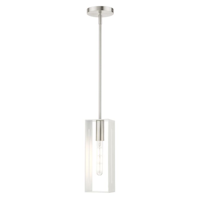 Soma 1-Light Pendant in Brushed Nickel