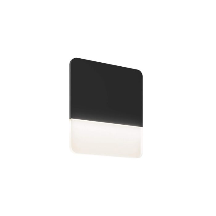 1-Light LED Wall Sconce in Black