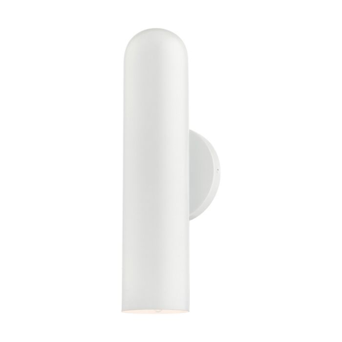 Ardmore 1-Light Wall Sconce in Shiny White