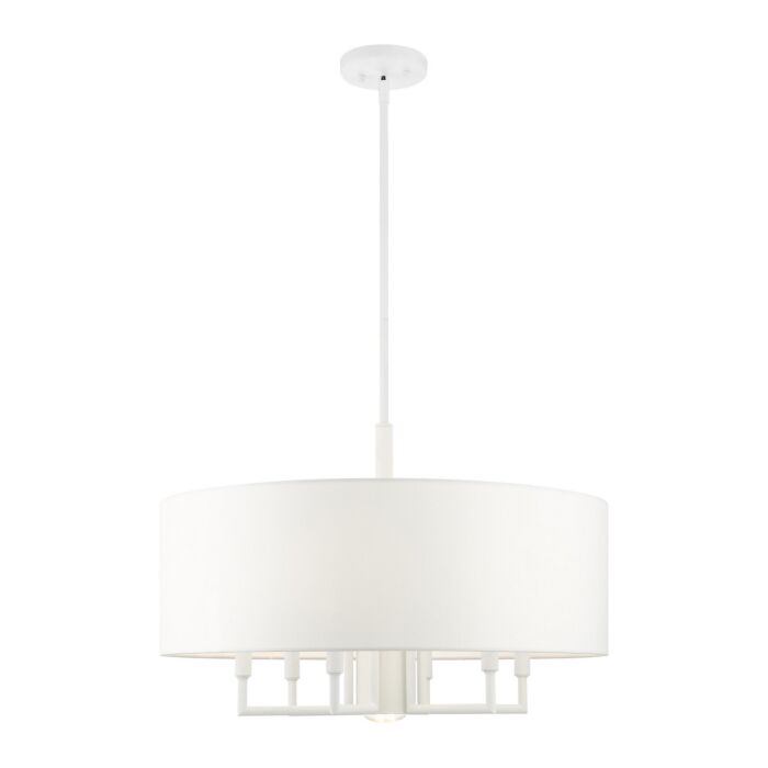 Meridian 7-Light Chandelier in White