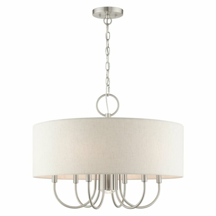 Blossom 7-Light Chandelier in Brushed Nickel