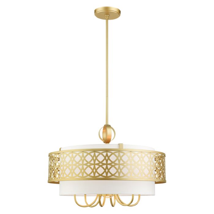 Calinda 7-Light Chandelier in Soft Gold