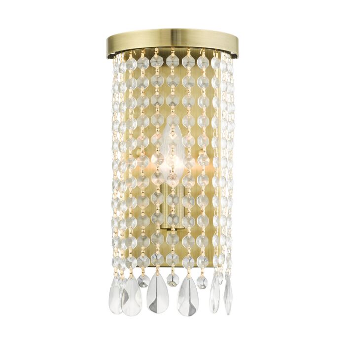 Elizabeth 1-Light Wall Sconce in Antique Brass