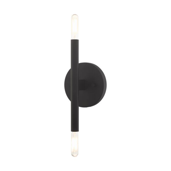 Copenhagen 2-Light Wall Sconce in Black