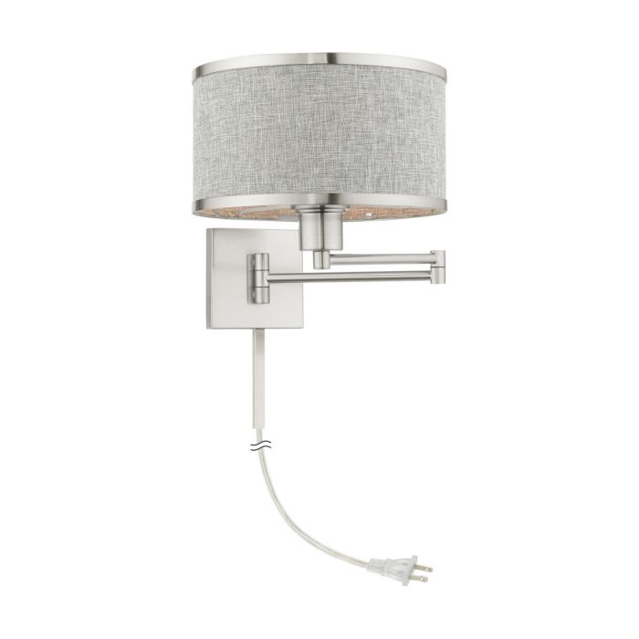 One Light Swing Arm Wall Lamp