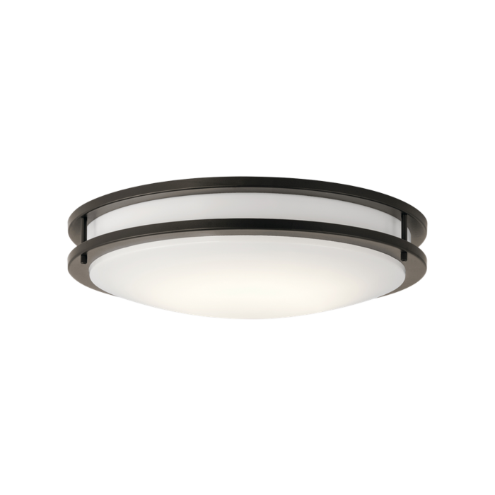 Kichler Avon 24 Inch LED Flush Mount Ceiling Light in Olde Bronze