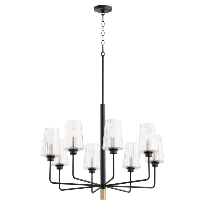 Eight Light Chandelier by Quorum