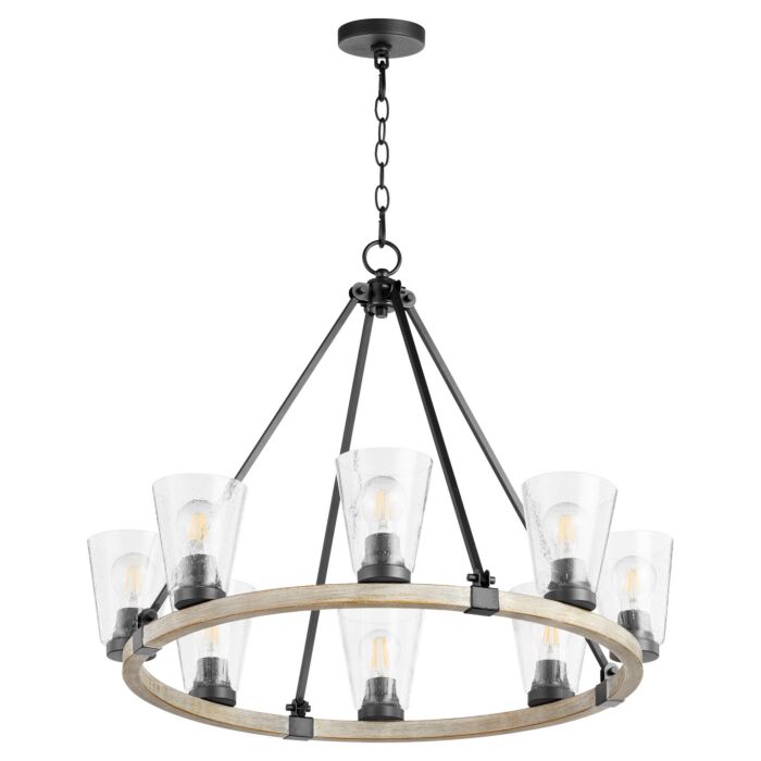 Eight Light Chandelier by Quorum