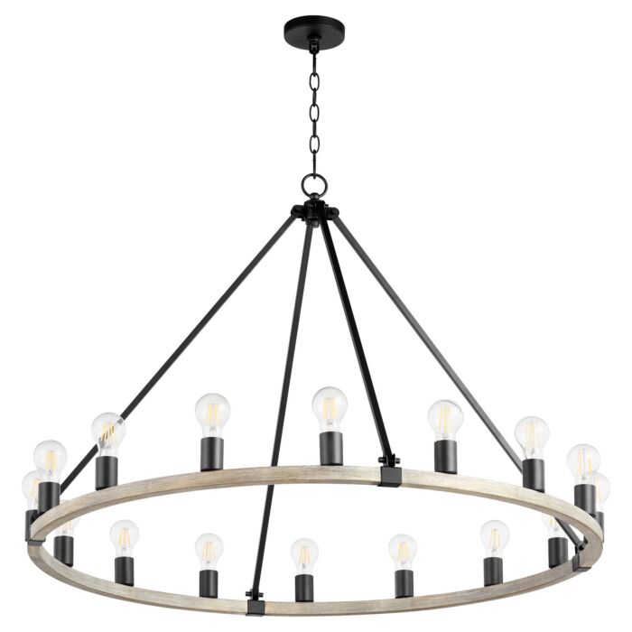 16 Light Chandelier by Quorum