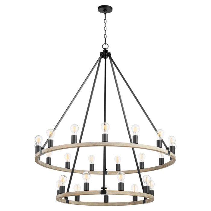 24 Light Chandelier by Quorum