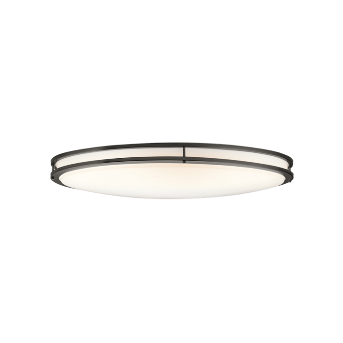 Kichler Avon 18 Inch LED Thin Flush Mount Ceiling Light in Olde Bronze