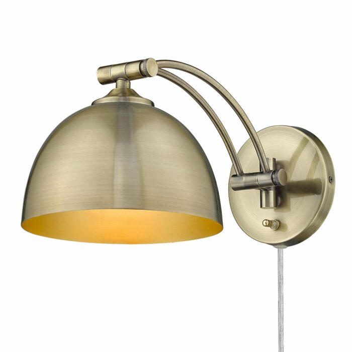 One Light Wall Sconce by Golden