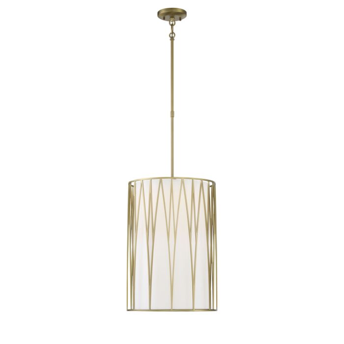 Minka Lavery Regal Terrace Pendant Light in Soft Brass