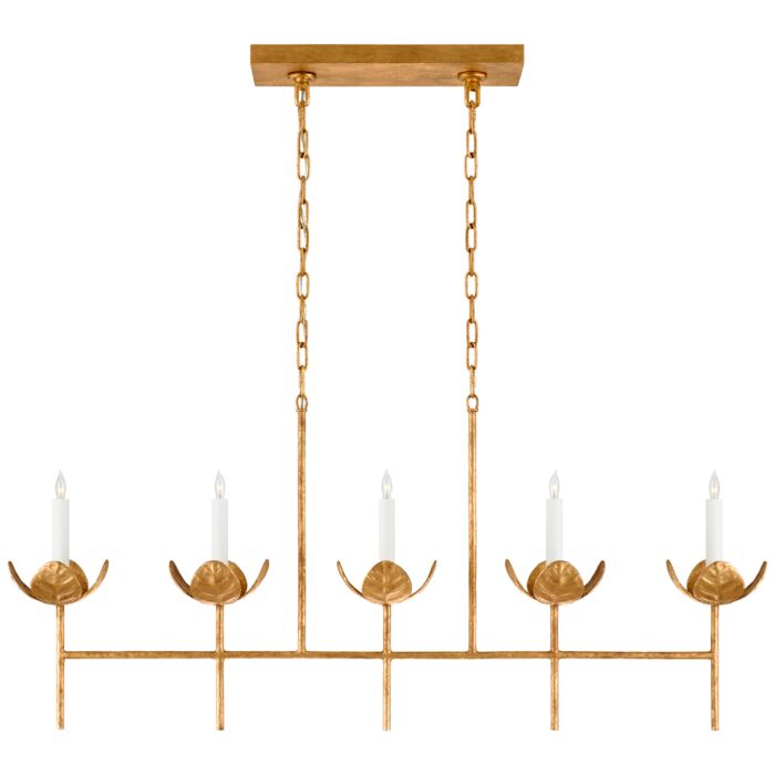 Five Light Linear Chandelier