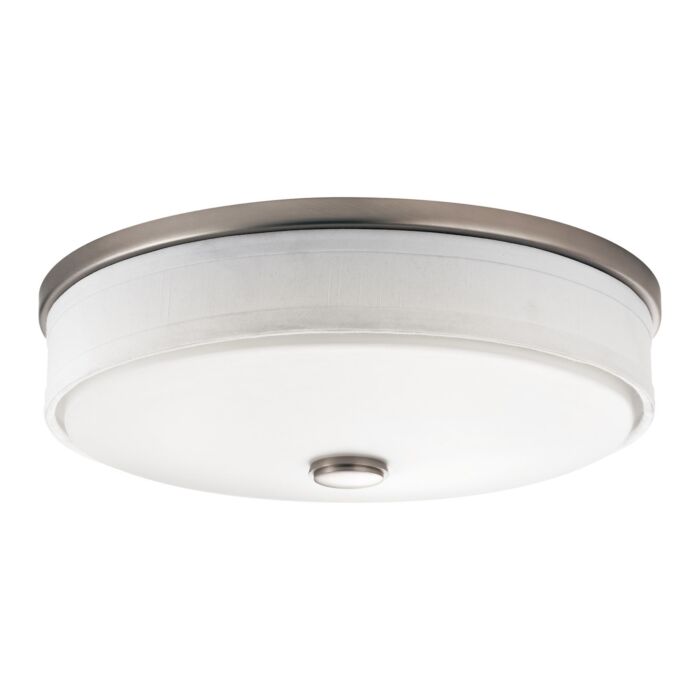 Kichler 13 Inch LED Flush Mount Light in Brushed Nickel