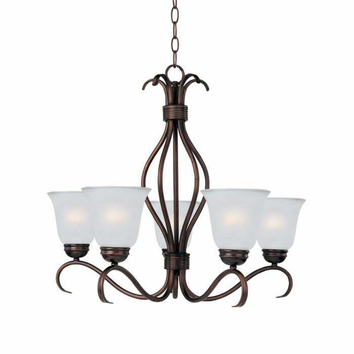 Basix 5-Light Chandelier in Oil Rubbed Bronze