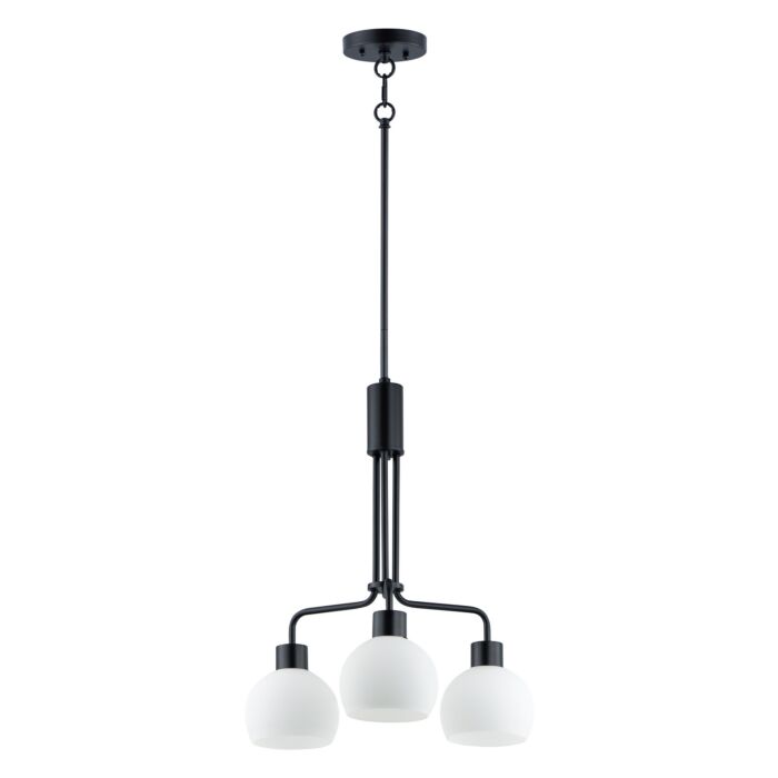Coraline 3-Light Chandelier in Black