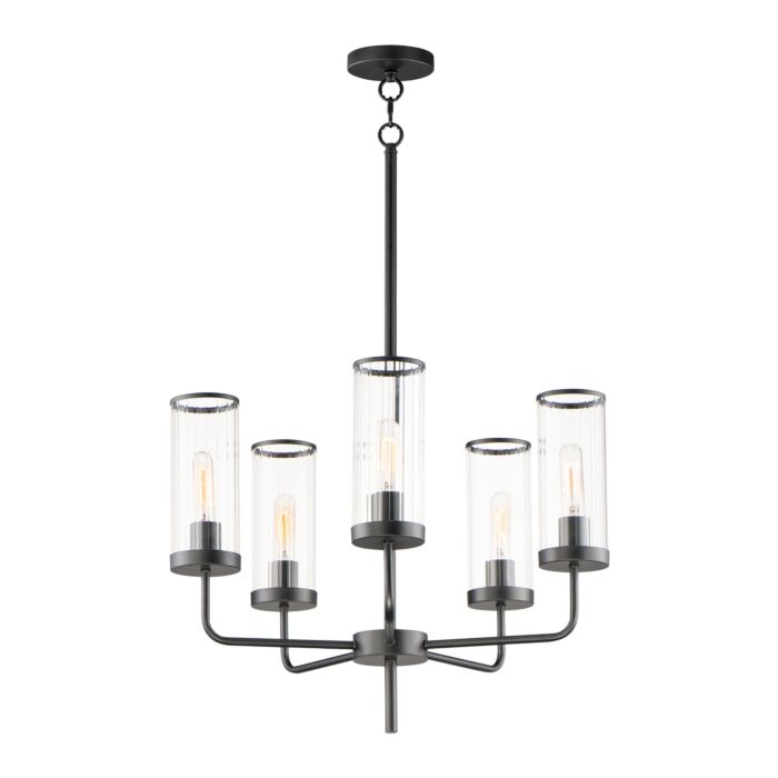 Crosby 5-Light Chandelier in Black