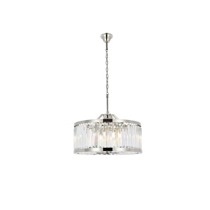 Chelsea 8-Light Chandelier in Polished Nickel