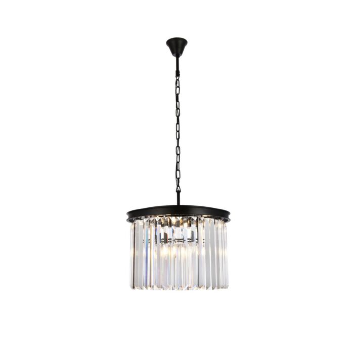 Sydney 6-Light Pendant in Matte Black