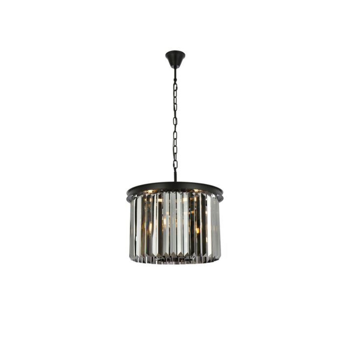 Sydney 6-Light Pendant in Matte Black