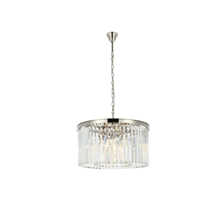 Sydney 8-Light Chandelier in Polished Nickel