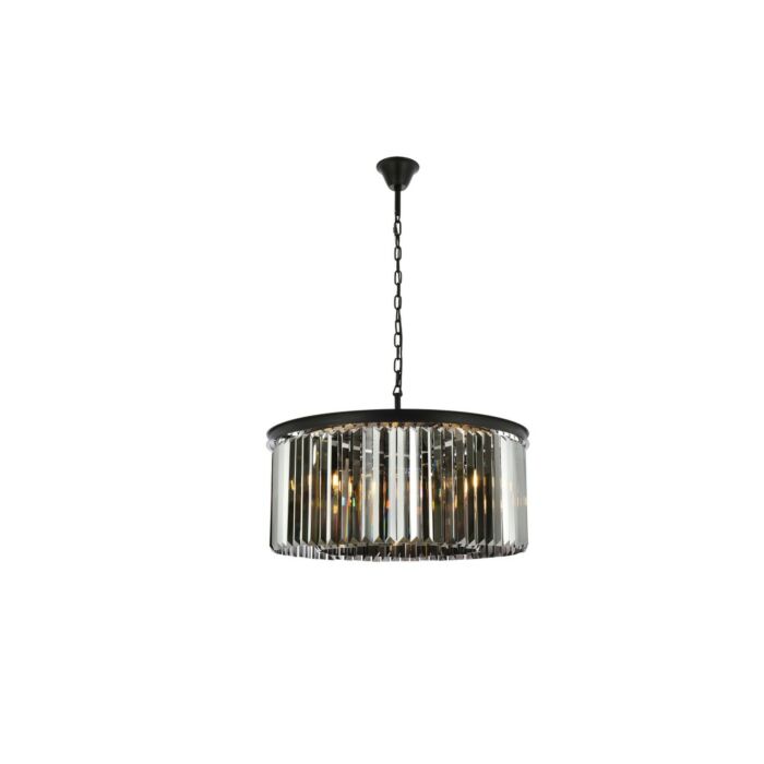 Sydney 8-Light Chandelier in Matte Black