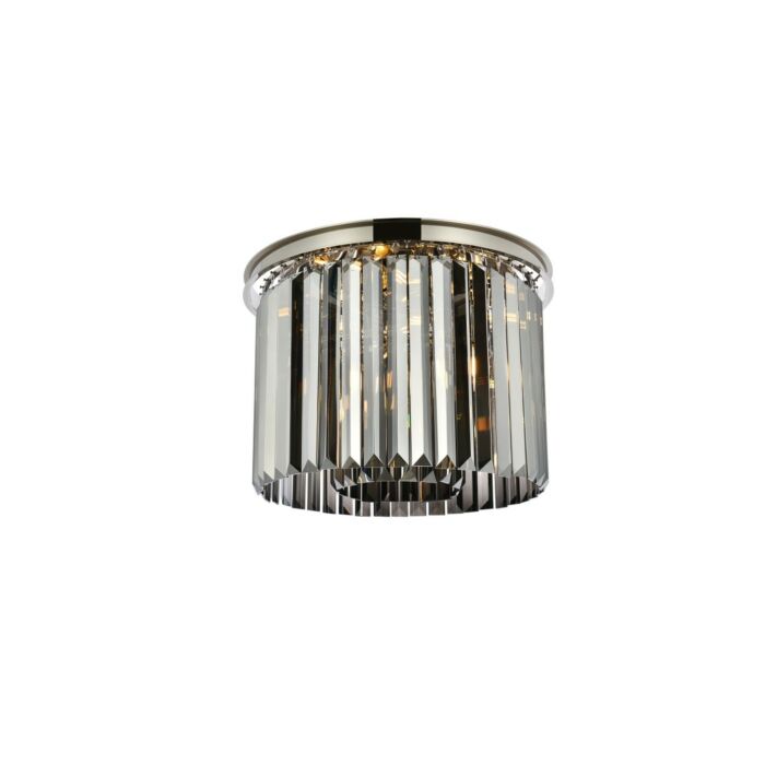 Sydney 6-Light Flush Mount in Polished Nickel