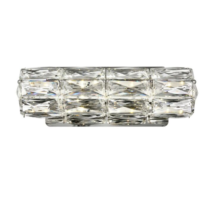 Valetta LED Bathroom Vanity Light Sconce in Chrome