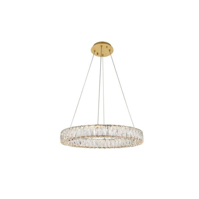Monroe LED Chandelier in Gold