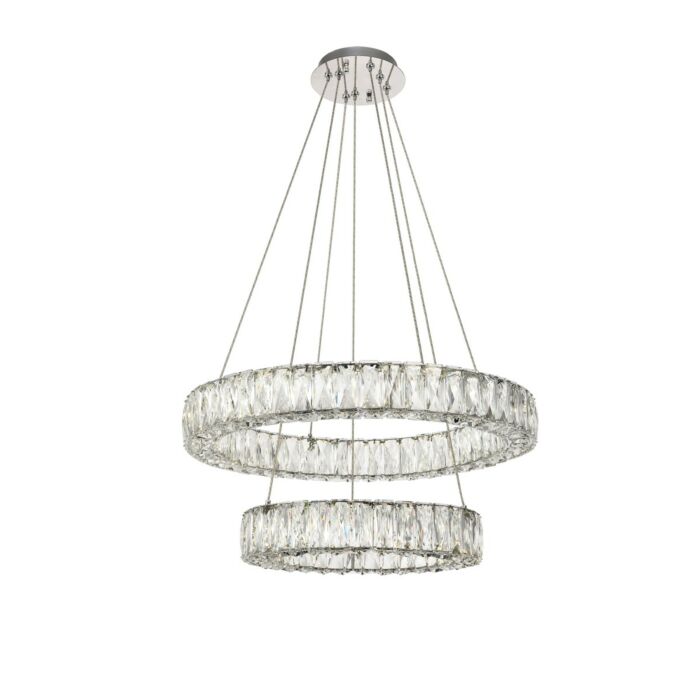 Monroe LED Chandelier in Chrome
