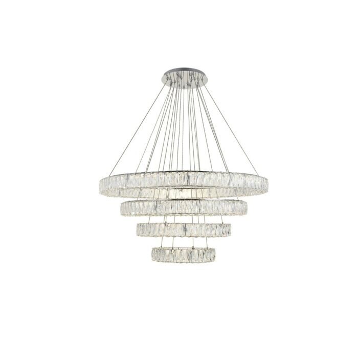 Monroe LED Chandelier in Chrome
