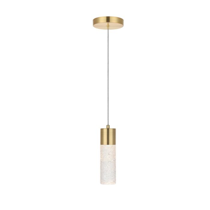 Constellation 1-Light LED Pendant in Gold