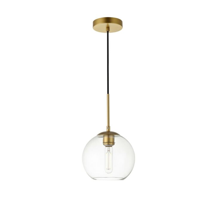BAXTER 1-Light Pendant in Brass