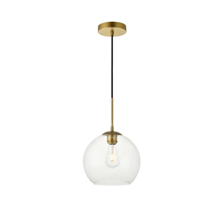 BAXTER 1-Light Pendant in Brass