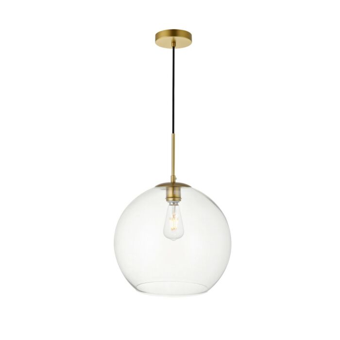 BAXTER 1-Light Pendant in Brass