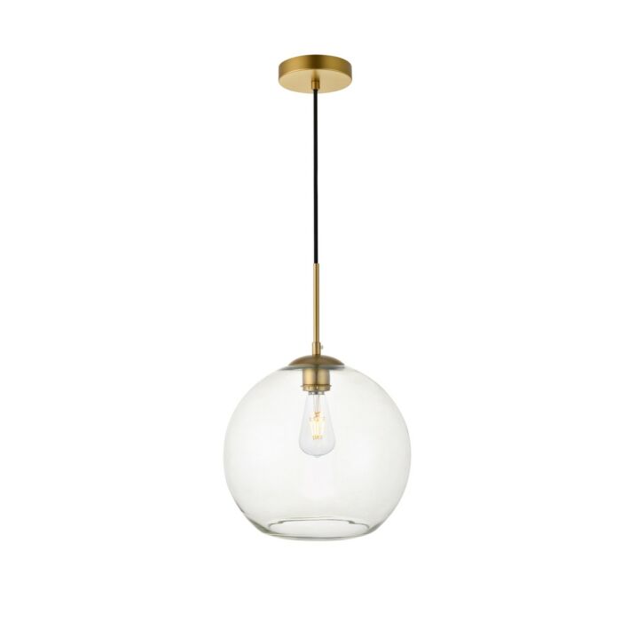 BAXTER 1-Light Pendant in Brass