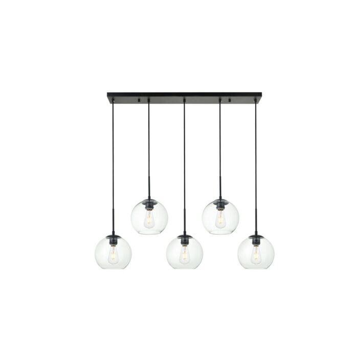 BAXTER 5-Light Pendant in Black