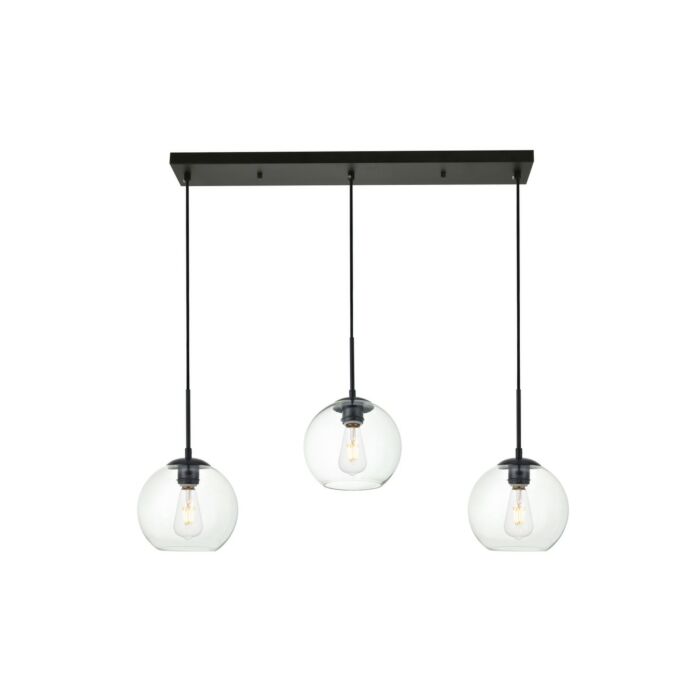 BAXTER 3-Light Pendant in Black