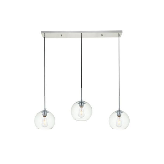 BAXTER 3-Light Pendant in Chrome