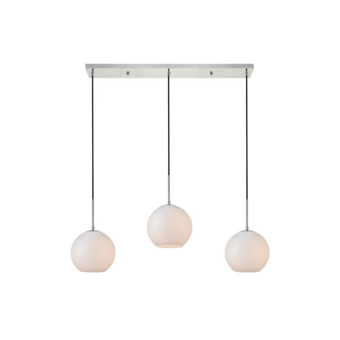 BAXTER 3-Light Pendant in Chrome